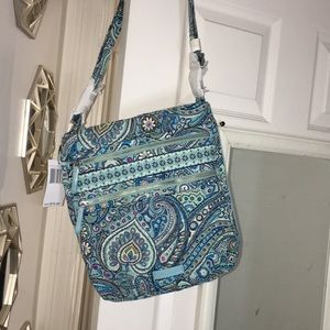 Brand New VeraBradley Iconic Triple Zipper Hipster